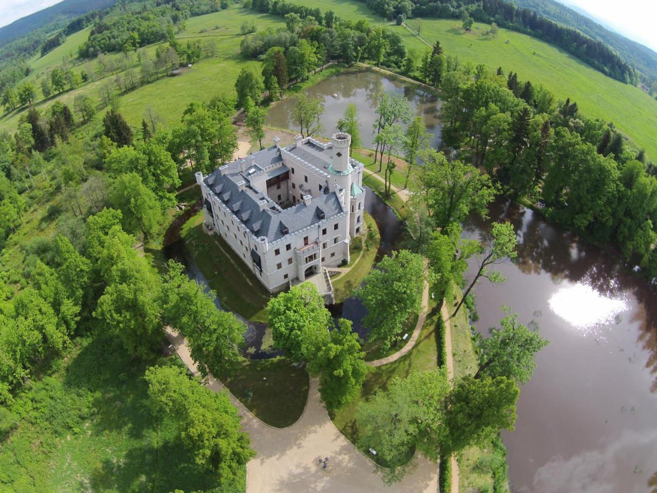 Zamek Karpniki Schloss Fischbach Lomnica  Exteriör bild